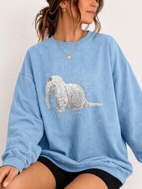 Abby Cadabby Fairy Crewneck Sweatshirt Light Blue Cute Pastel Sweater